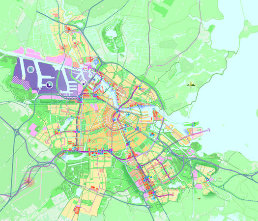Carte de vision pour Amsterdam