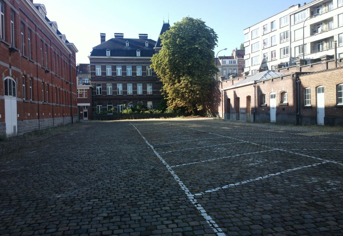 Vue du mess des sous-officiers depuis l