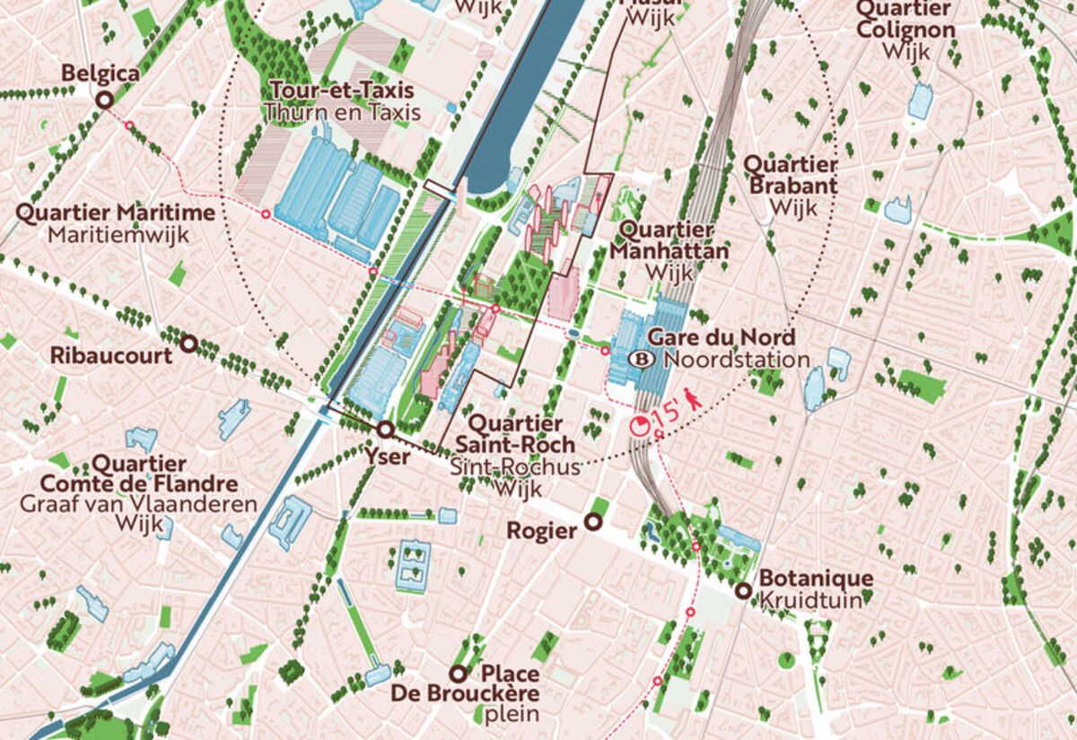 Situering van de perimeter