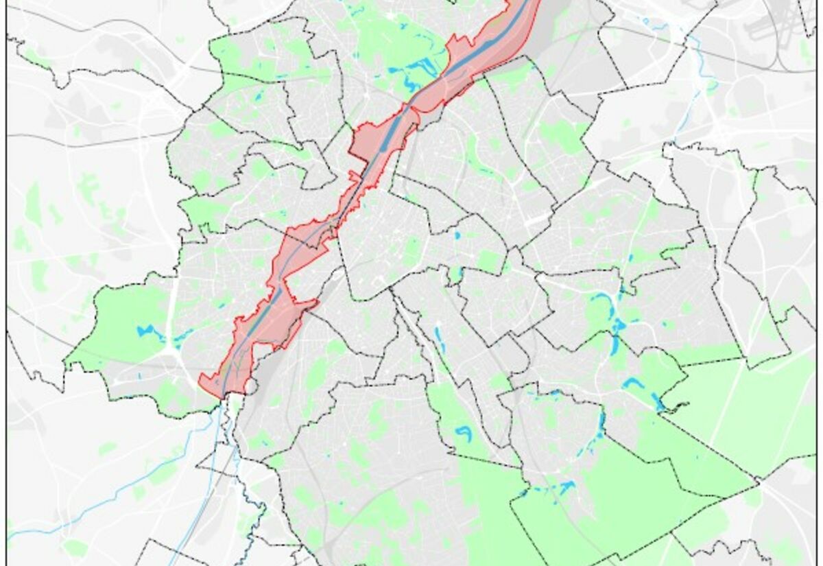 Périmètre opérationnelle de la zone Canal